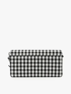 Cotton Gingham Print Clutch<agnès b. New