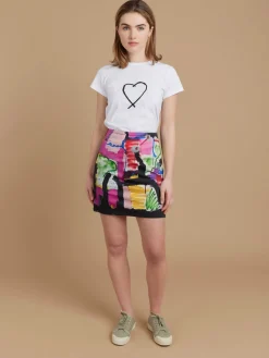 Cotton Screen-printed Skirt Artist Bishop Erin<agnès b. Cheap