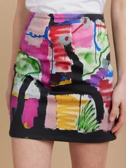 Cotton Screen-printed Skirt Artist Bishop Erin<agnès b. Cheap