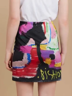 Cotton Screen-printed Skirt Artist Bishop Erin<agnès b. Cheap