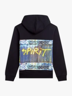 Cotton "Spirit" Print Wood Sweatshirt<agnès b. Sale