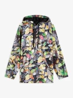 Cotton Werni Leaf Print Parka<agnès b. New