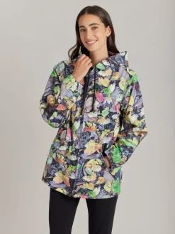 Cotton Werni Leaf Print Parka<agnès b. New
