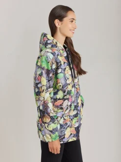 Cotton Werni Leaf Print Parka<agnès b. New