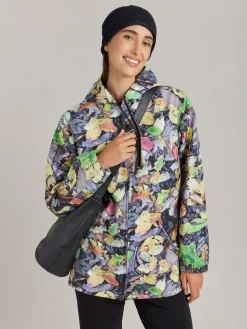 Cotton Werni Leaf Print Parka<agnès b. New