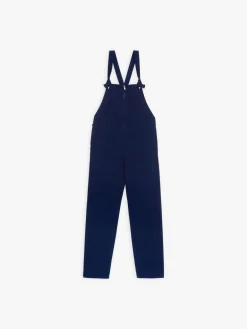 Dark Blue Cotton Canvas Jardinier Overalls<agnès b. Cheap