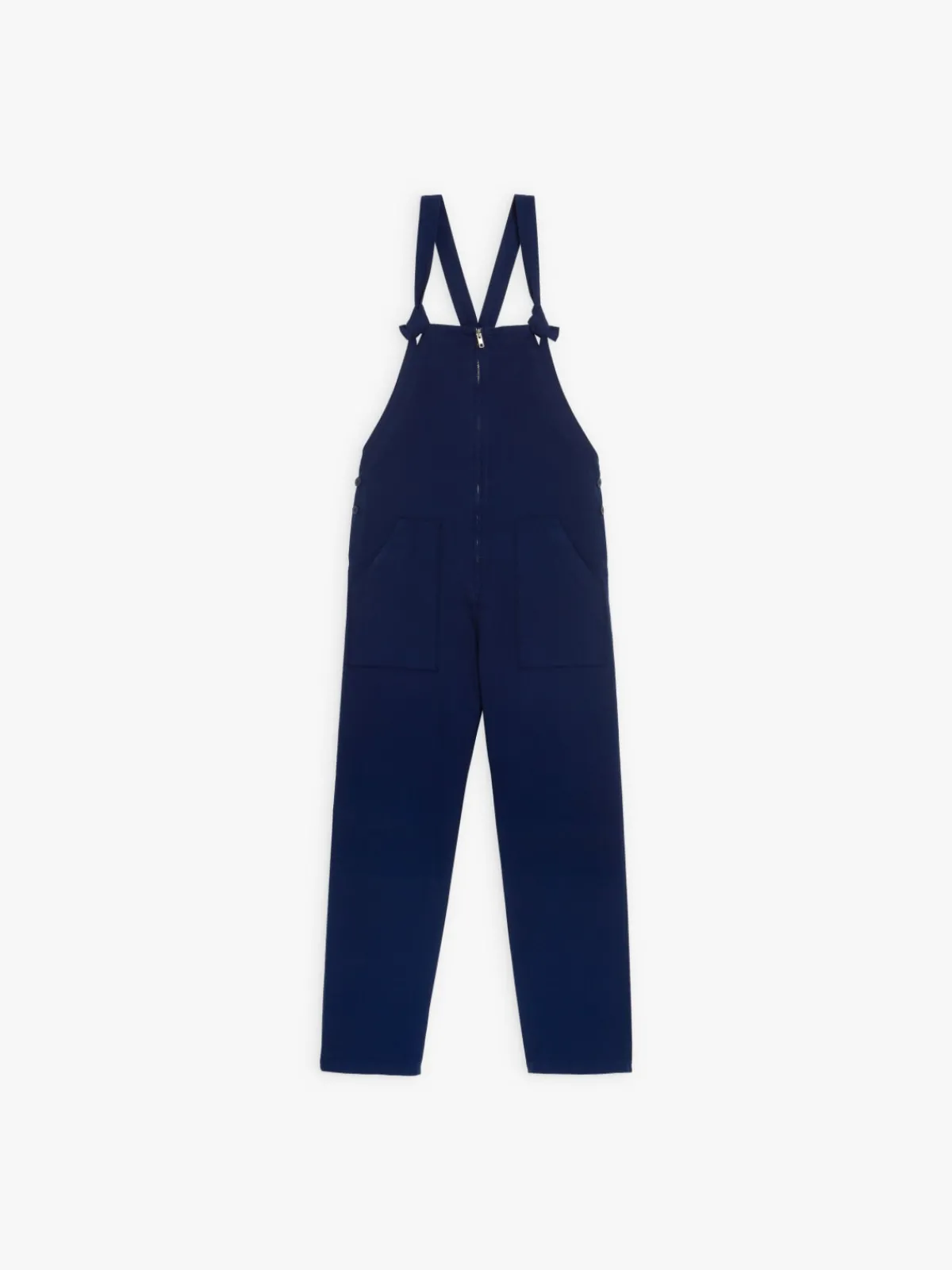 Dark Blue Cotton Canvas Jardinier Overalls<agnès b. Cheap
