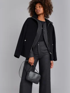Dark Grey Wool Cesaria Jacket<agnès b. Shop