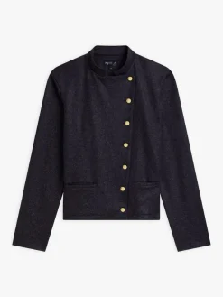 Dark Grey Wool Fifre Jacket<agnès b. Online