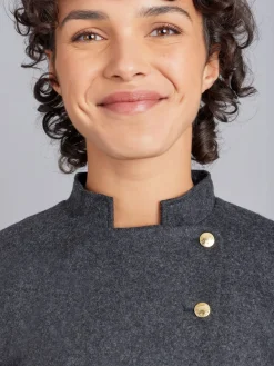 Dark Grey Wool Fifre Jacket<agnès b. Online