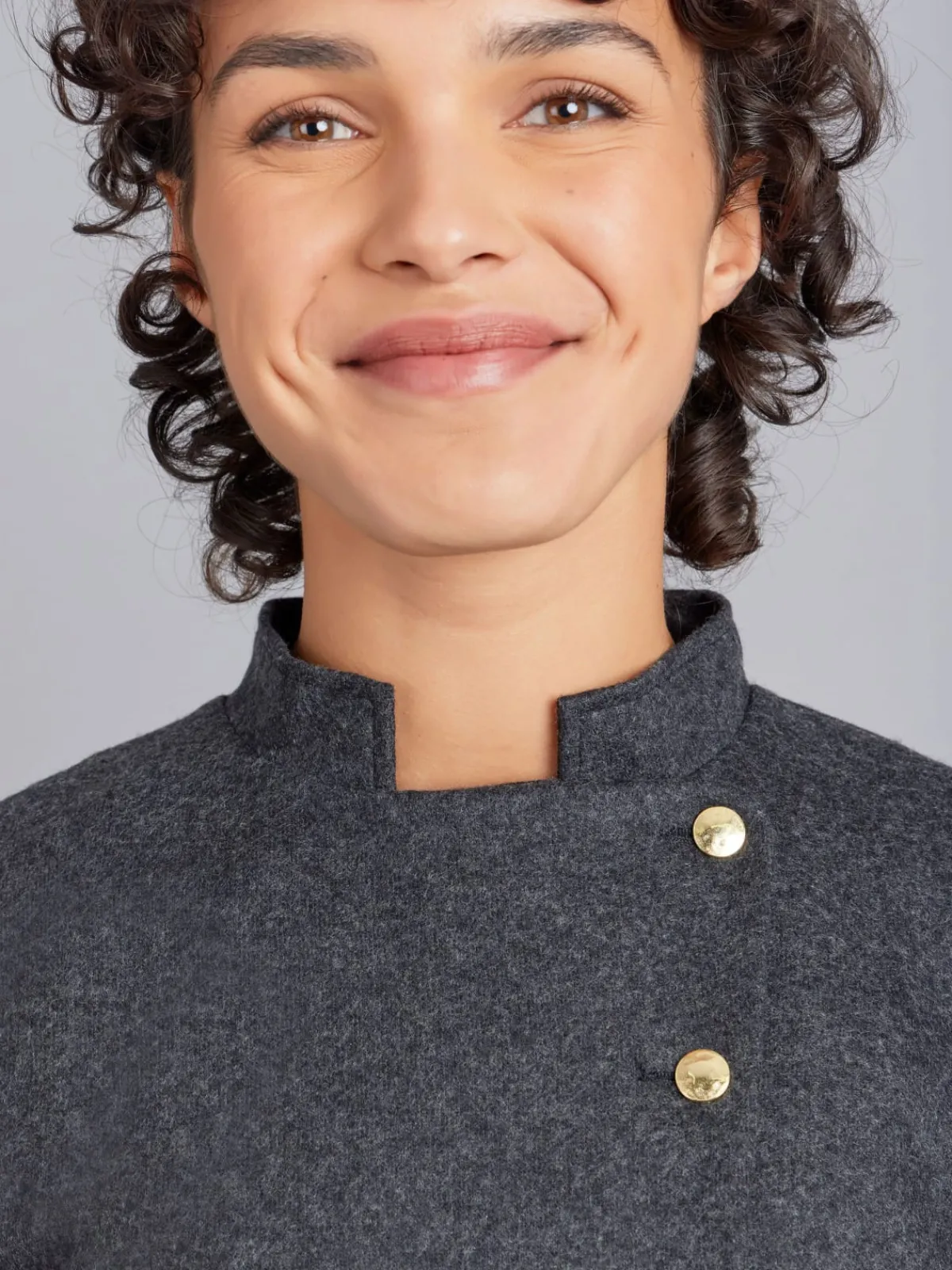 Dark Grey Wool Fifre Jacket<agnès b. Online
