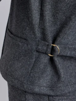 Dark Grey Wool Fifre Jacket<agnès b. Online