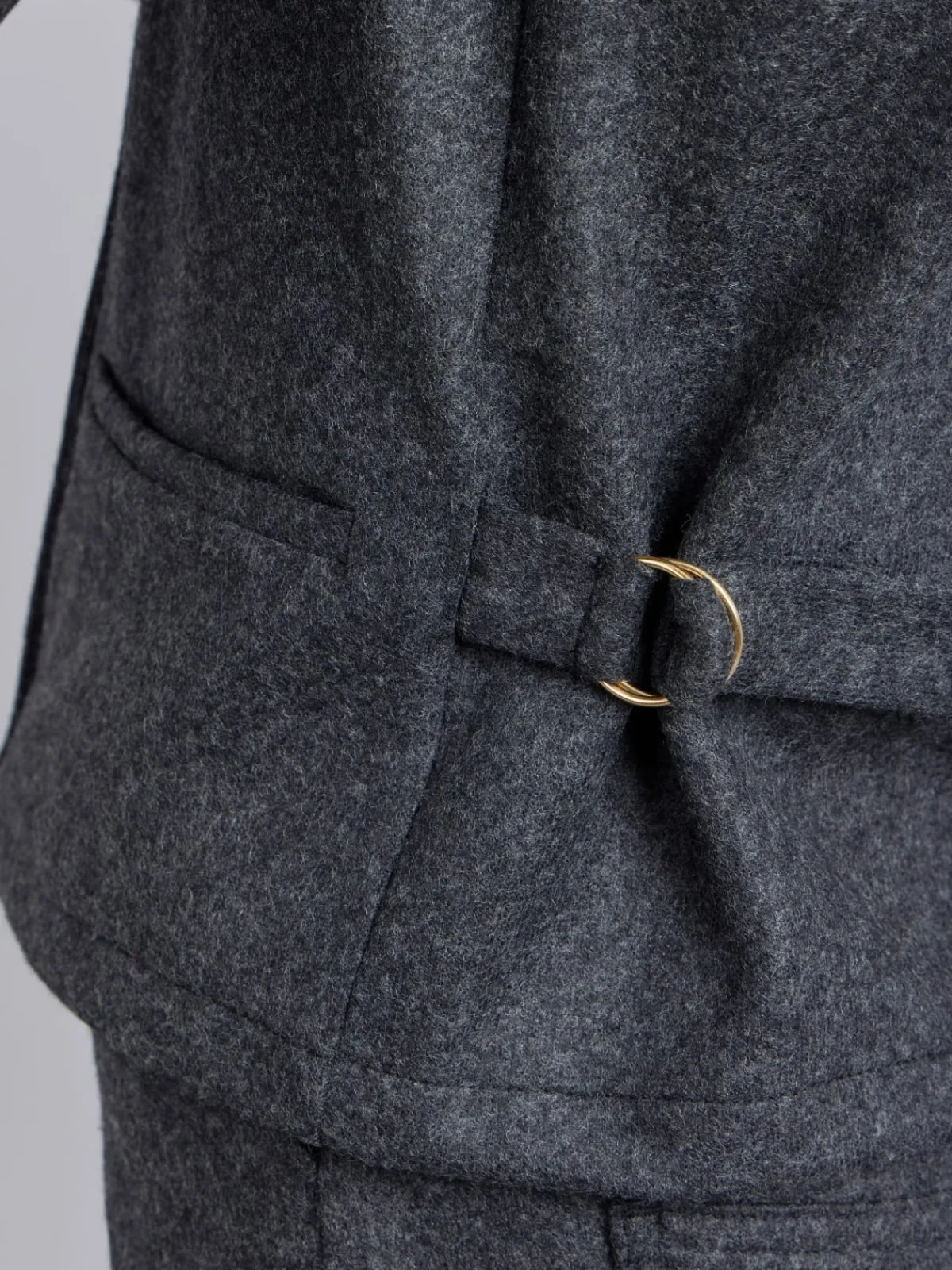 Dark Grey Wool Fifre Jacket<agnès b. Online