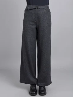 Dark Grey Wool High-waisted Ylenia Pants<agnès b. Sale
