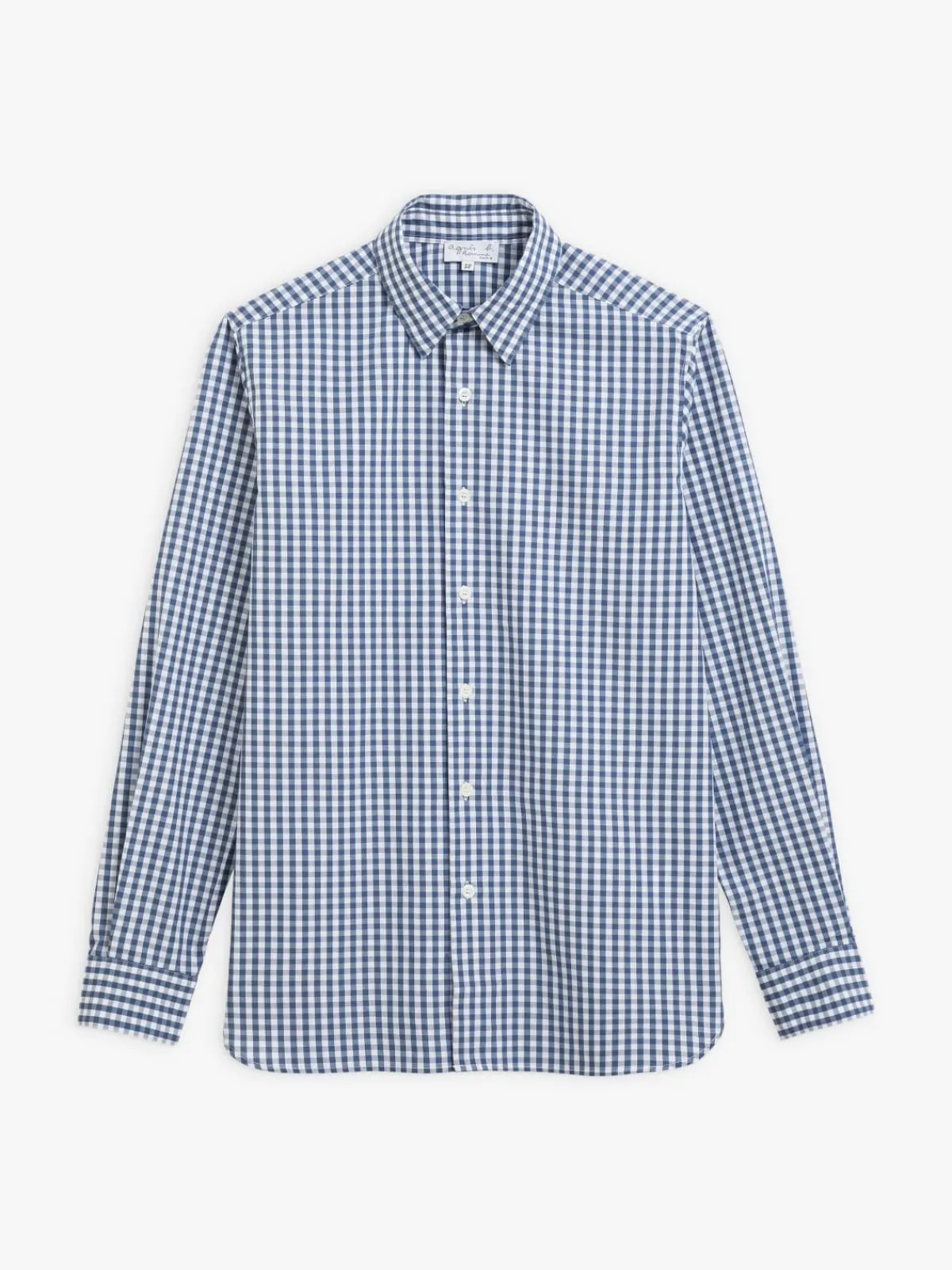 Denim Cotton Checked Shirt<agnès b. Outlet