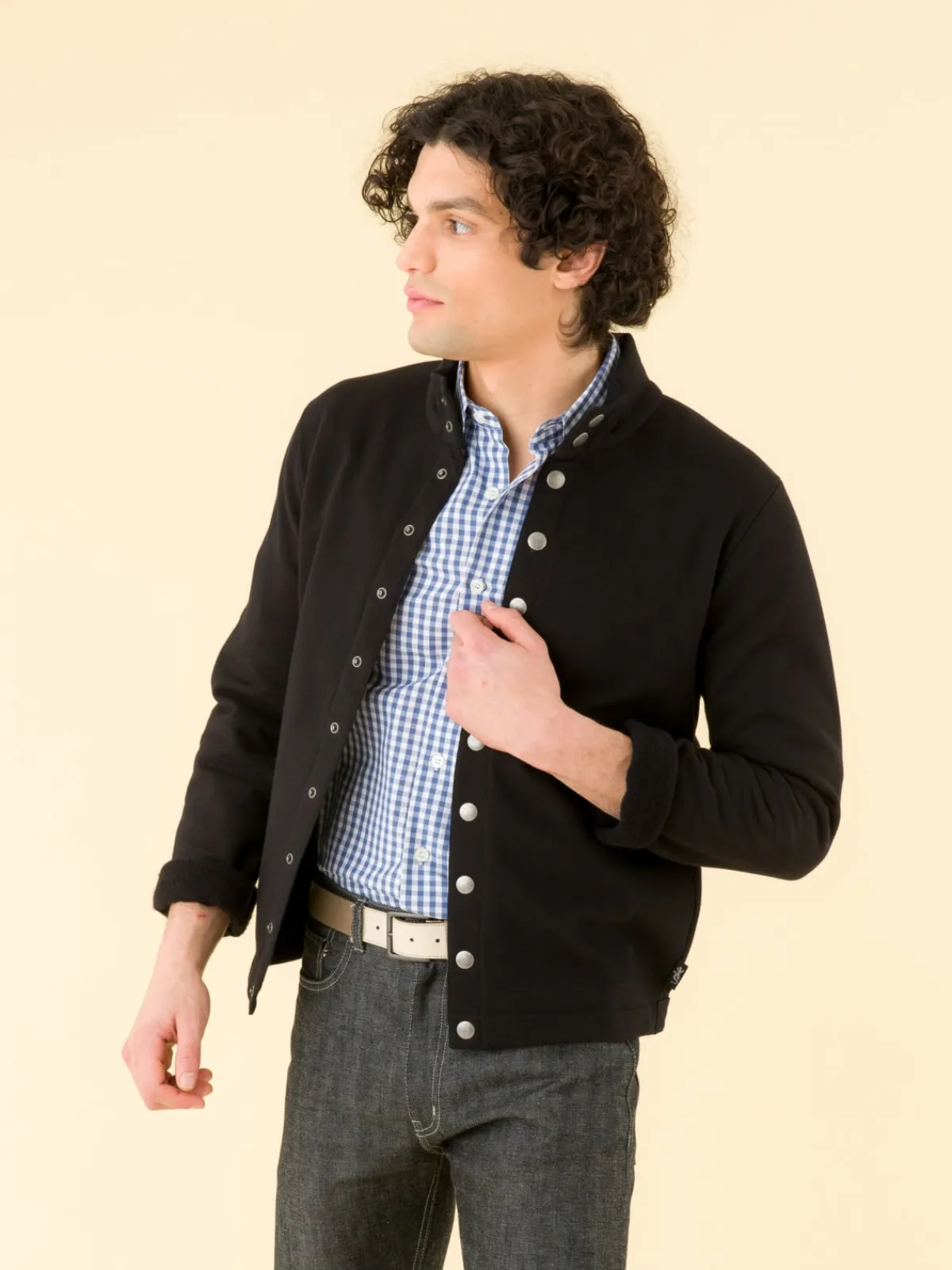 Denim Cotton Checked Shirt<agnès b. Outlet