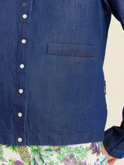 Phone Cardigan With Pearl Snaps<agnès b. Online