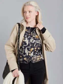 Floral Print Reversible Vest<agnès b. Shop