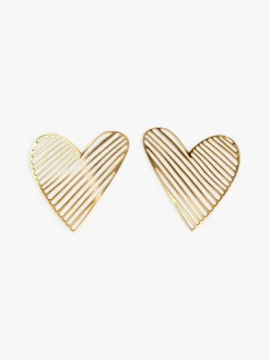 Golden Heart Julia Earring<agnès b. Outlet