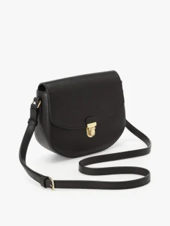 Grained Leather Horizontal Bag<agnès b. Outlet