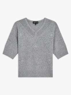 Gray Merino Wool Sweetie Sweater<agnès b. Cheap