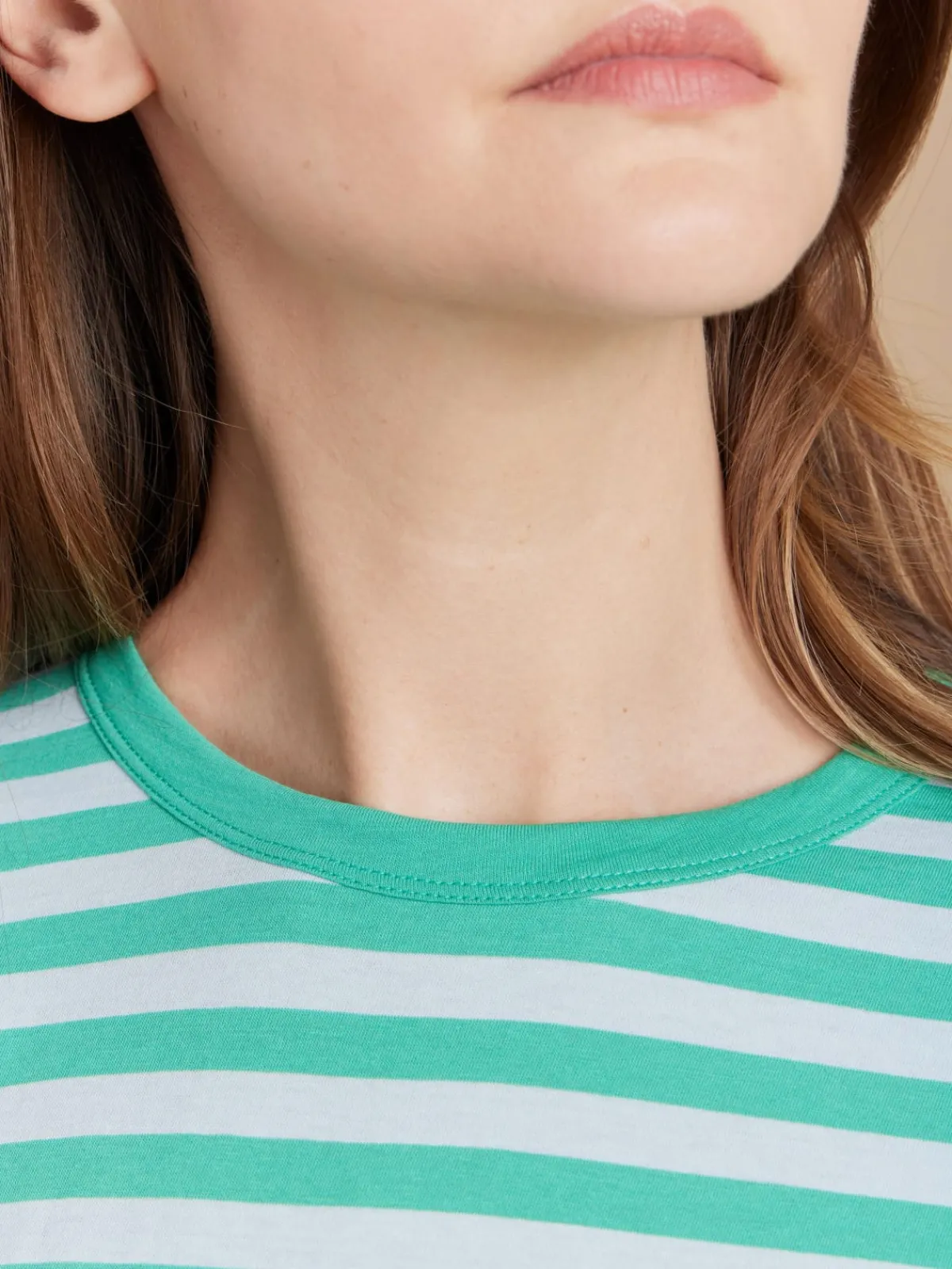 Green Cotton Brando 12/12 Striped T-shirt<agnès b. Hot