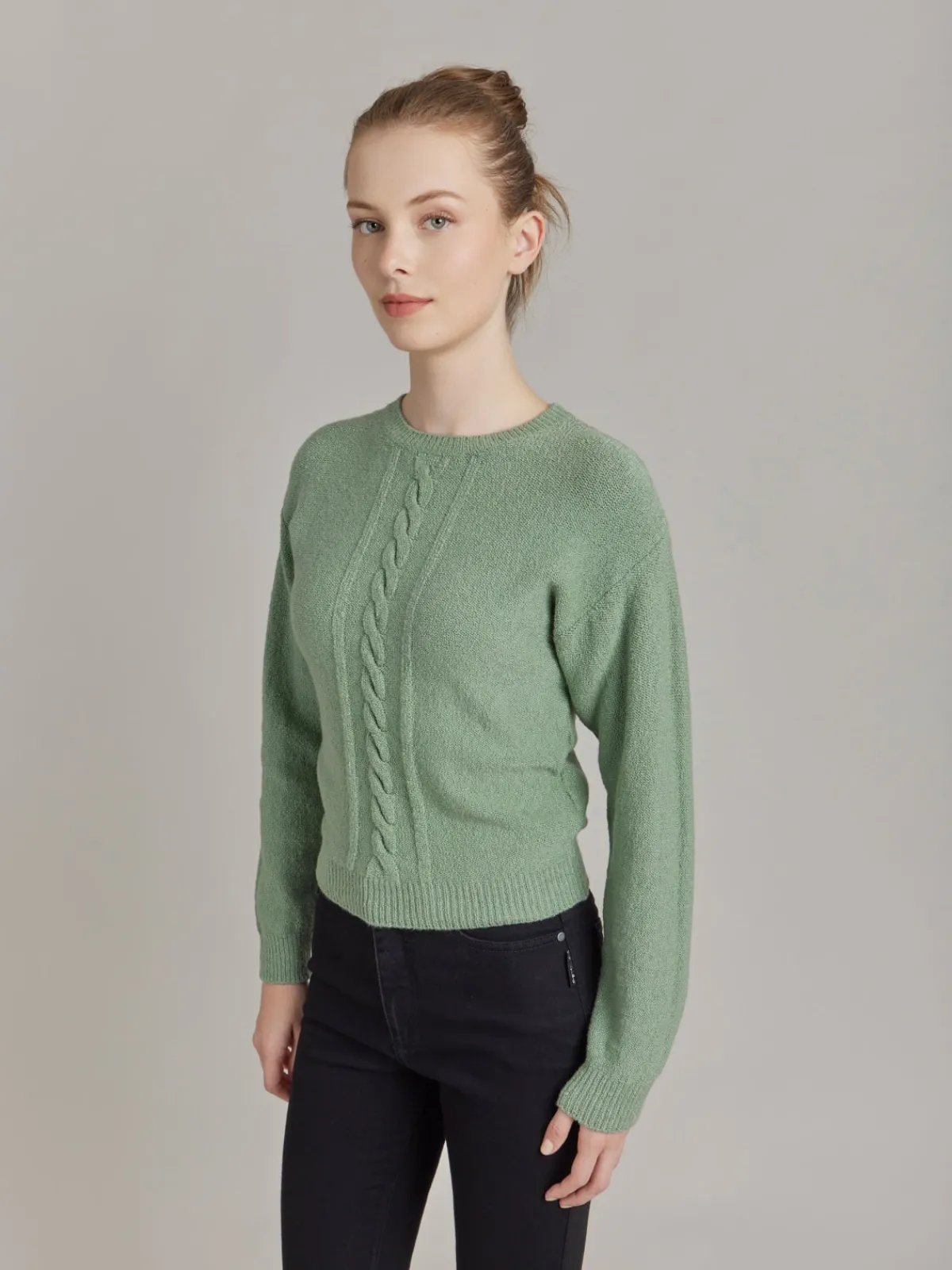 Green Cotton Topside Sweater<agnès b. Sale