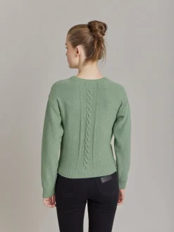 Green Cotton Topside Sweater<agnès b. Sale