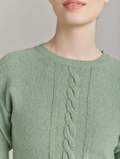 Green Cotton Topside Sweater<agnès b. Sale