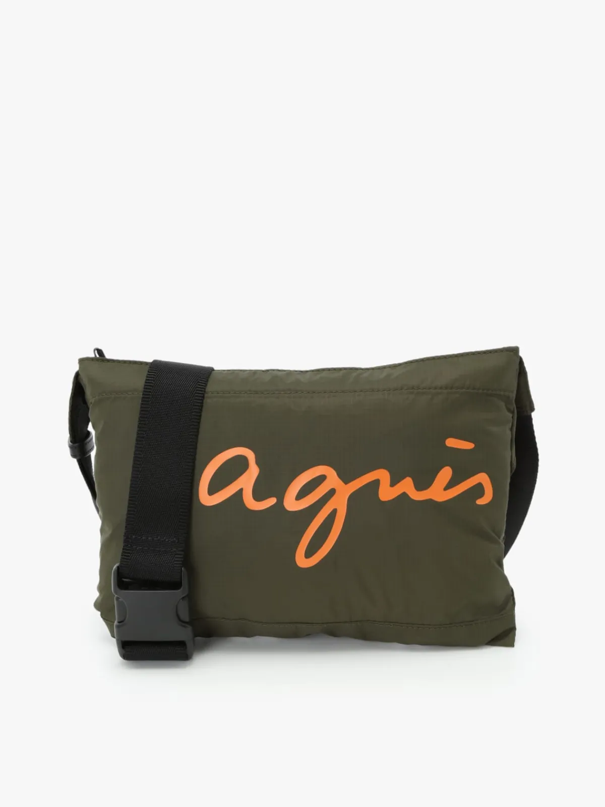 Green Nylon Shoulder Bag<agnès b. Discount