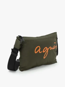 Green Nylon Shoulder Bag<agnès b. Discount