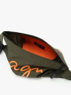 Green Nylon Shoulder Bag<agnès b. Discount