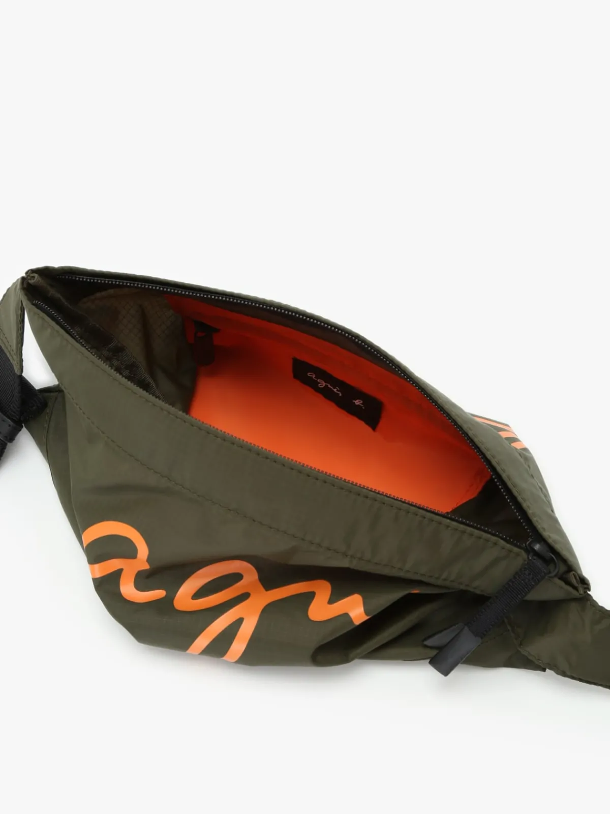 Green Nylon Shoulder Bag<agnès b. Discount