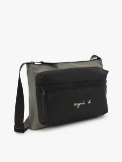 Green Polyester Shoulder Bag<agnès b. Hot