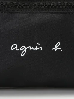 Green Polyester Shoulder Bag<agnès b. Hot