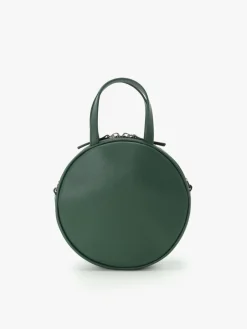 Green Round Leather Bag<agnès b. Outlet