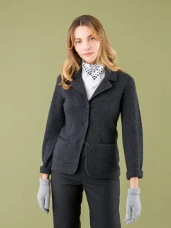 Grey Clifford Cashmere Jacket<agnès b. Store