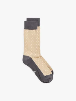 Grey Cotton Lary Spots Socks<agnès b. Flash Sale