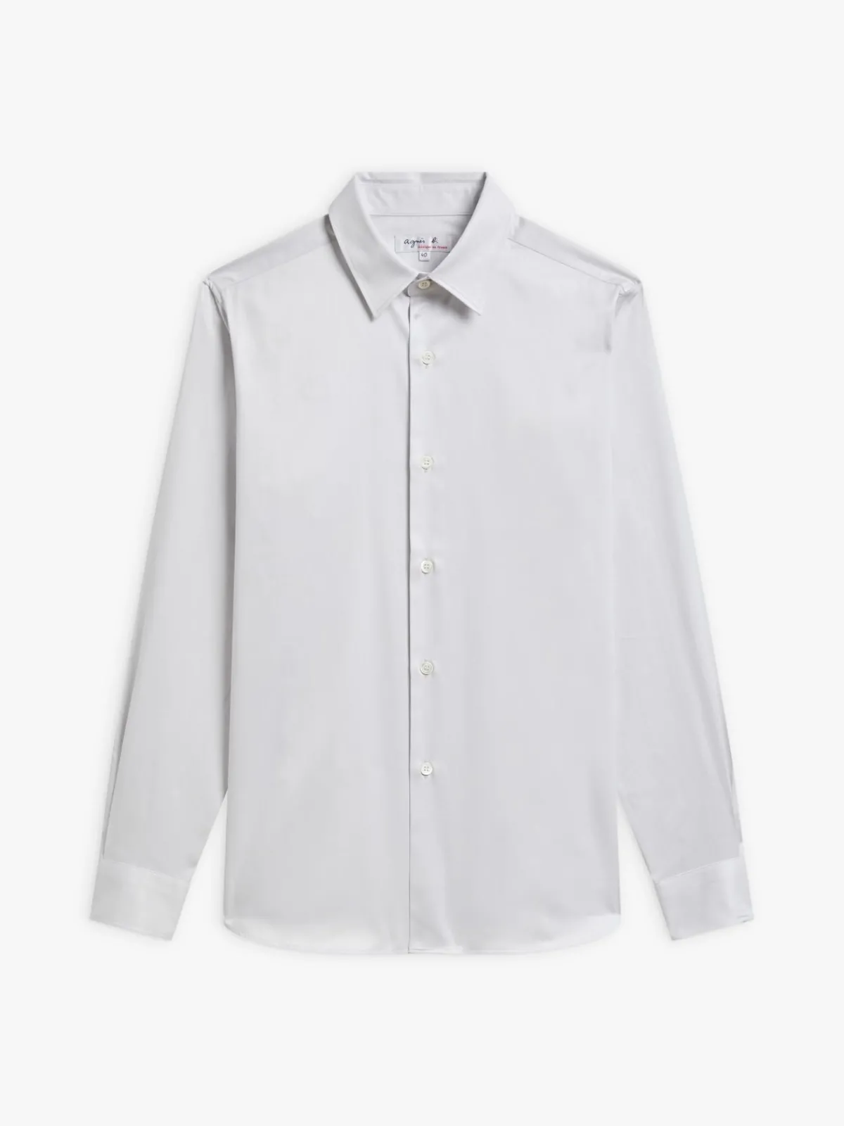 Grey Cotton Twill Andy Shirt<agnès b. Store