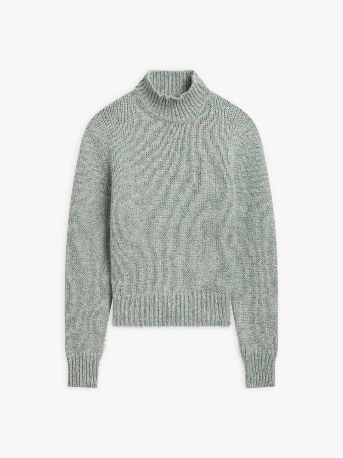 Grey High Neck Glittery Rêve Sweater<agnès b. Best Sale