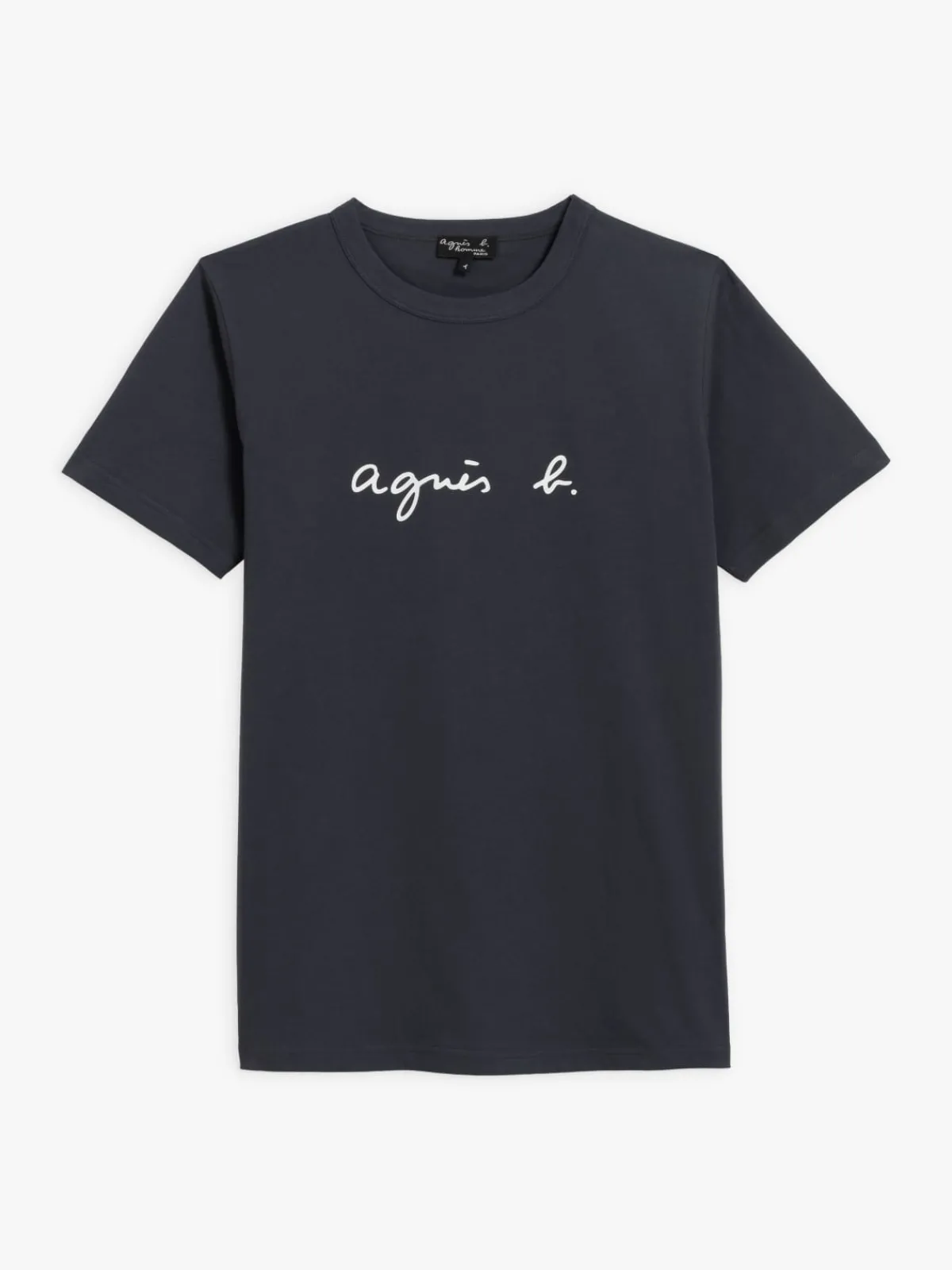 Grey Short Sleeve "" Brando T-shirt<agnès b. New
