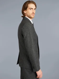 Grey Tweed Domino Jacket<agnès b. Shop