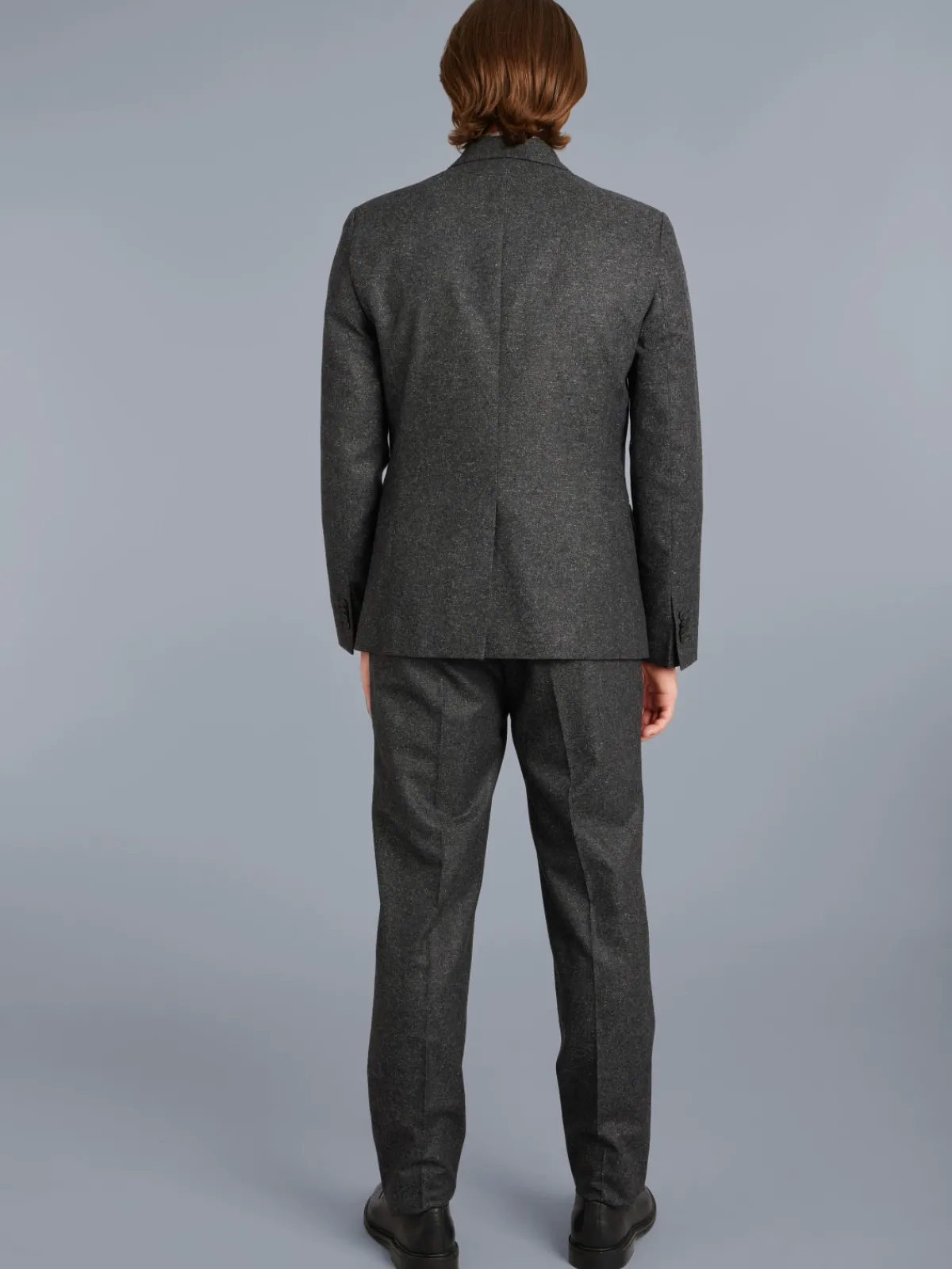 Grey Tweed Domino Jacket<agnès b. Shop