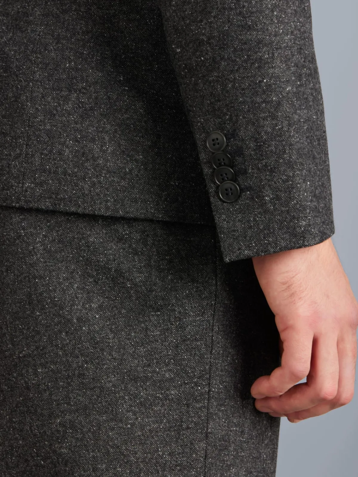 Grey Tweed Domino Jacket<agnès b. Shop