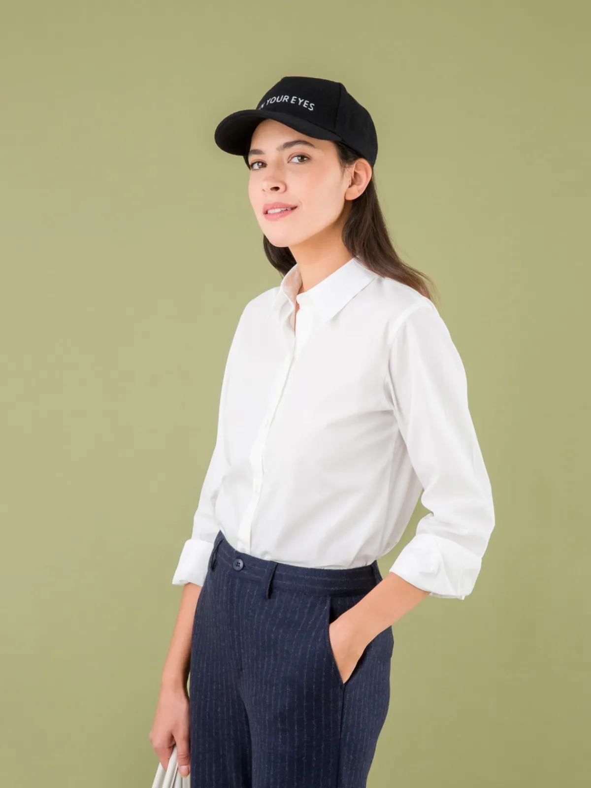 Jasmine White 100% Cotton Shirt<agnès b. Cheap