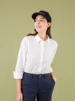 Jasmine White 100% Cotton Shirt<agnès b. Cheap