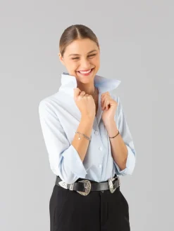 Joan Black Leather Belt<agnès b. Sale