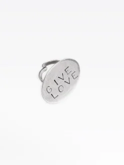 Large "give Love" Ring<agnès b. Clearance