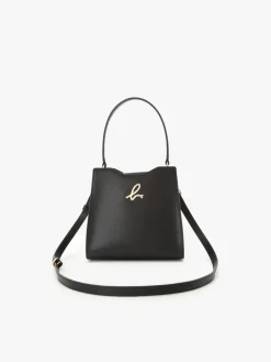 Leather "b." Logo Bag<agnès b. Flash Sale