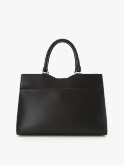 Leather "b." Logo Zip Bag<agnès b. Cheap
